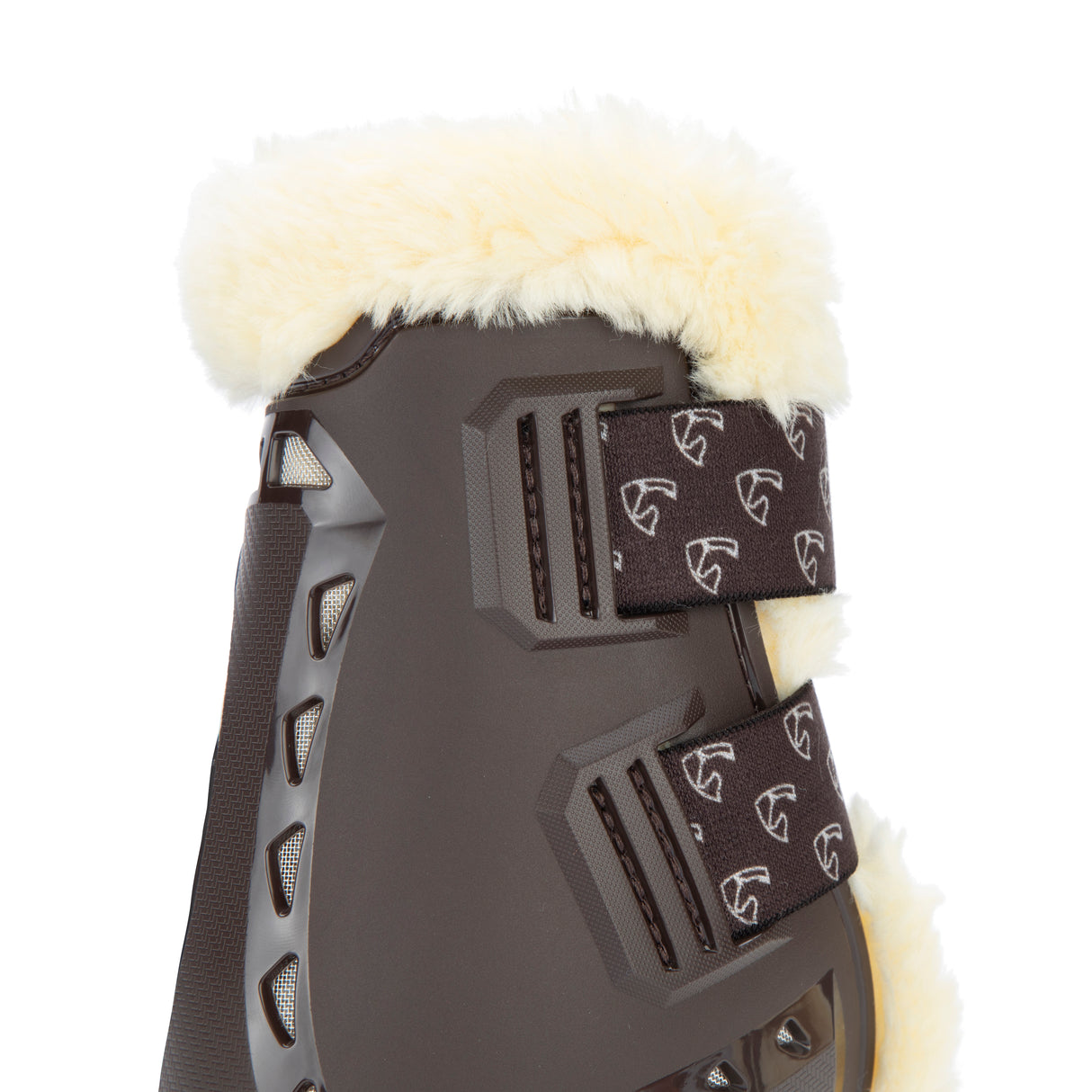 Shires ARMA Carbon Pro SupaFleece Fetlock Boots #colour_brown