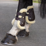 Shires ARMA Carbon Pro SupaFleece Fetlock Boots #colour_brown