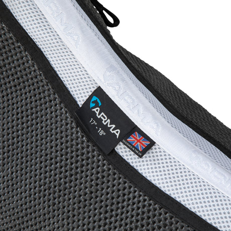 Shires ARMA Soft Grip Jump Saddlecloth #colour_white