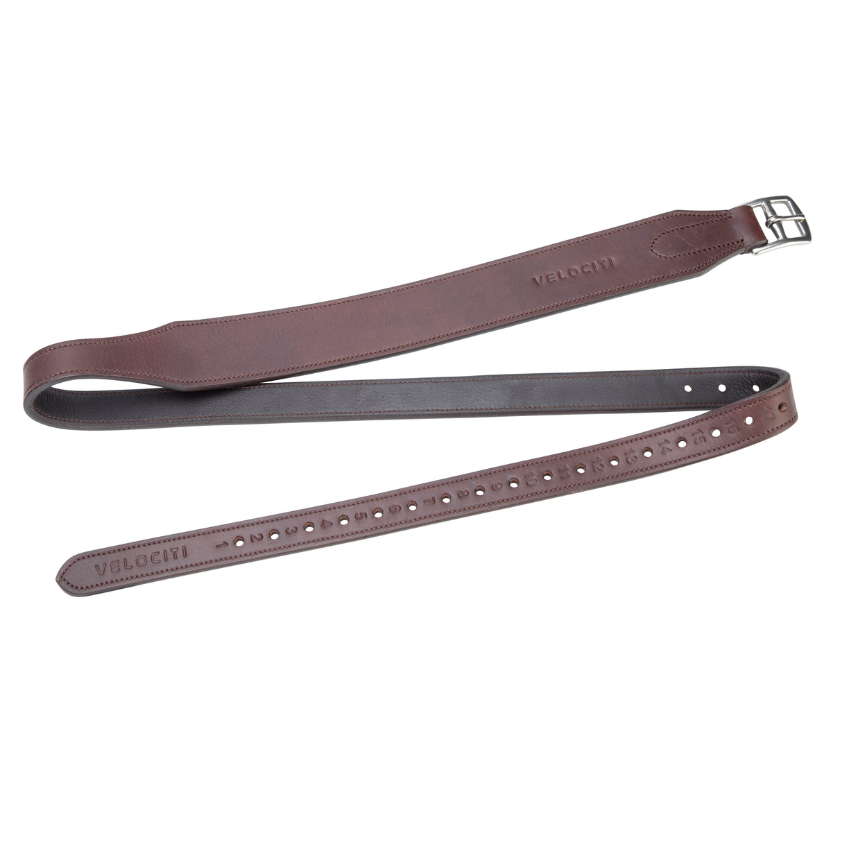 Shires Velociti RAPIDA Wide Stirrup Leathers #colour_havana