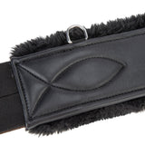 Shires Velociti LUSSO Anatomical SupaFleece Girth #colour_black