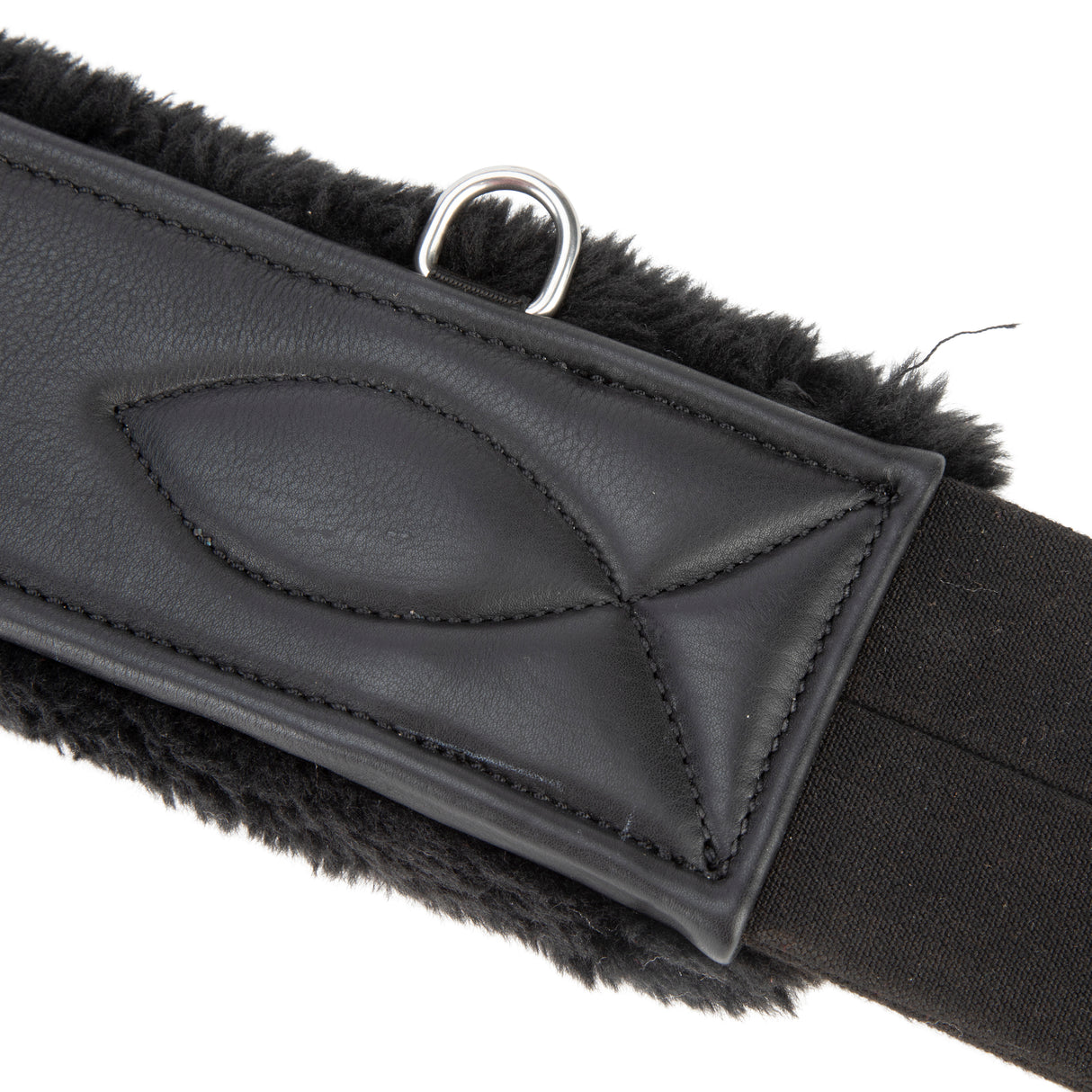 Shires Velociti LUSSO Anatomical SupaFleece Girth #colour_black