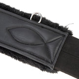 Shires Velociti LUSSO Anatomical SupaFleece Girth #colour_black
