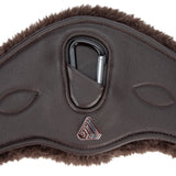 Shires Velociti LUSSO Anatomical SupaFleece Girth #colour_havana