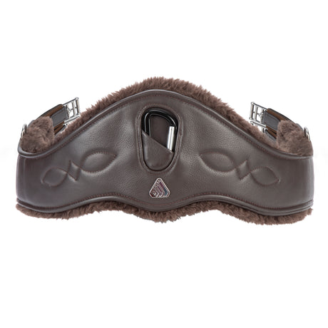 Shires Velociti LUSSO Anatomical SupaFleece Girth #colour_havana
