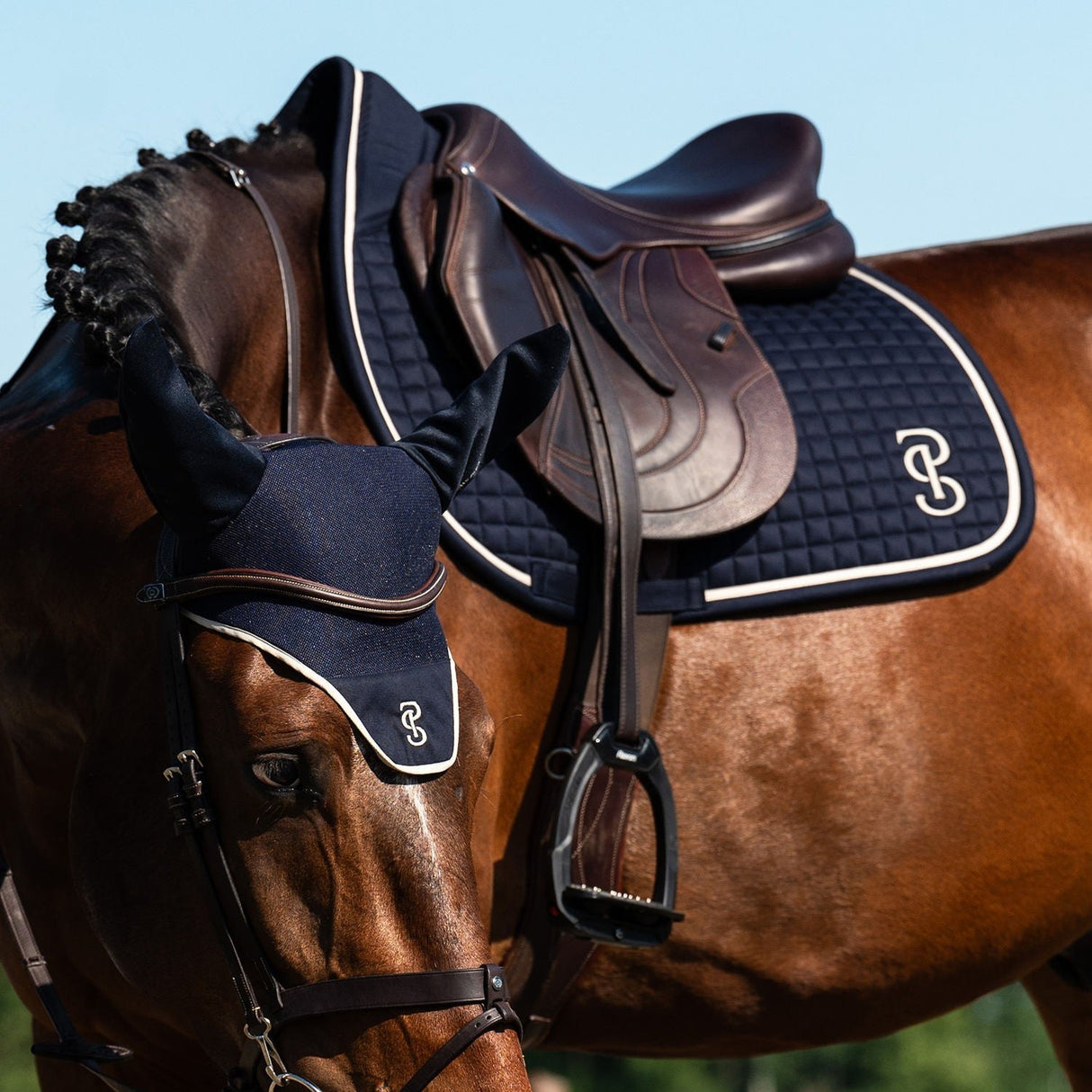 PS of Sweden Elite Jump Saddle Pad #colour_navy