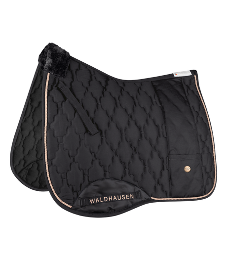 Waldhausen Modern Rosé Saddle Pad #colour_black-gold