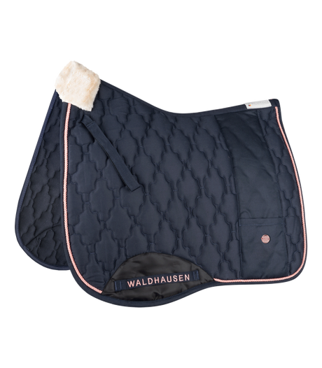 Waldhausen Modern Rosé Saddle Pad #colour_night-blue-rose-gold