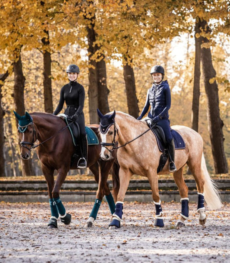 Waldhausen Modern Rosé Saddle Pad #colour_night-blue-rose-gold