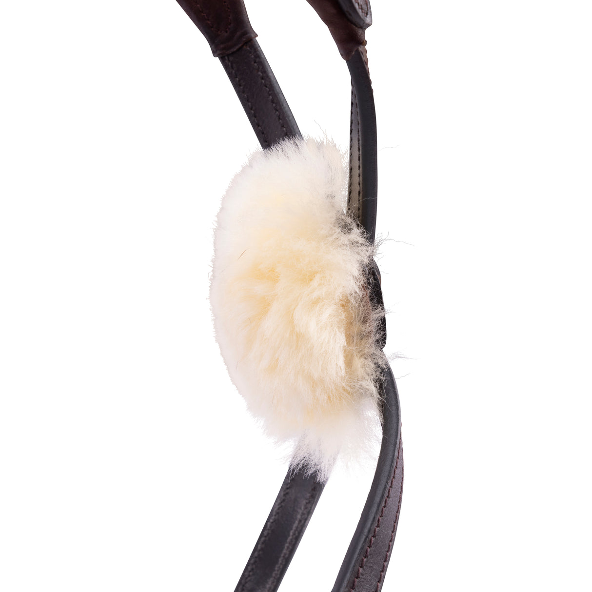 Shires Velociti LUSSO Elite Grackle Noseband #colour_havana