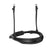 Shires Velociti LUSSO Elite Padded Cavesson Noseband #colour_black