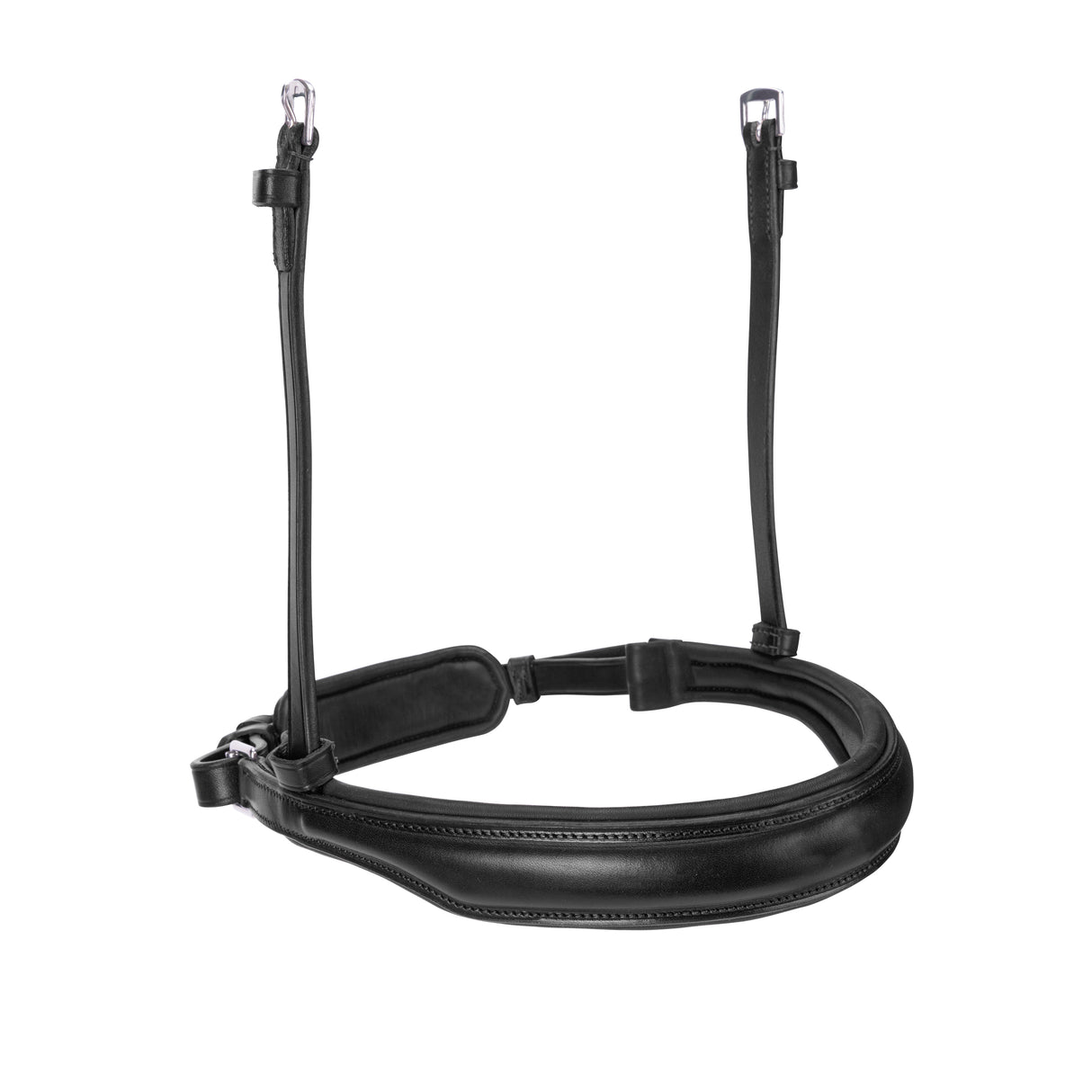 Shires Velociti LUSSO Elite Padded Cavesson Noseband #colour_black