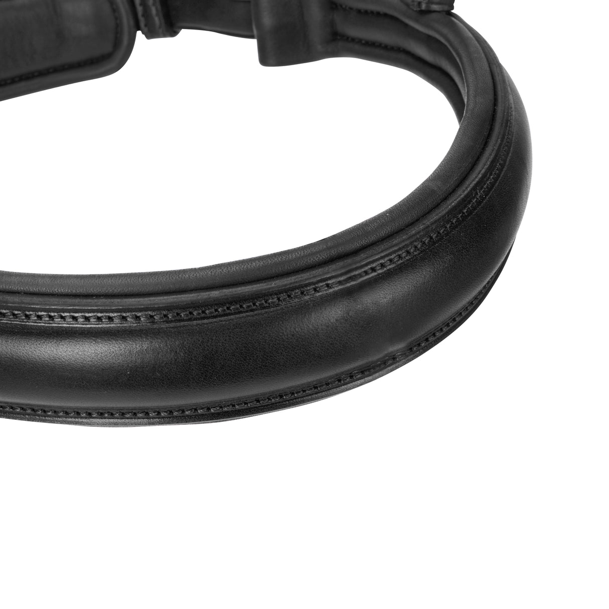Shires Velociti LUSSO Elite Padded Cavesson Noseband #colour_black