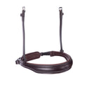 Shires Velociti LUSSO Elite Padded Cavesson Noseband #colour_havana