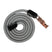 HKM Rosegold Glamour Style Lead Rope With Panic Hook #colour_grey-rosegold