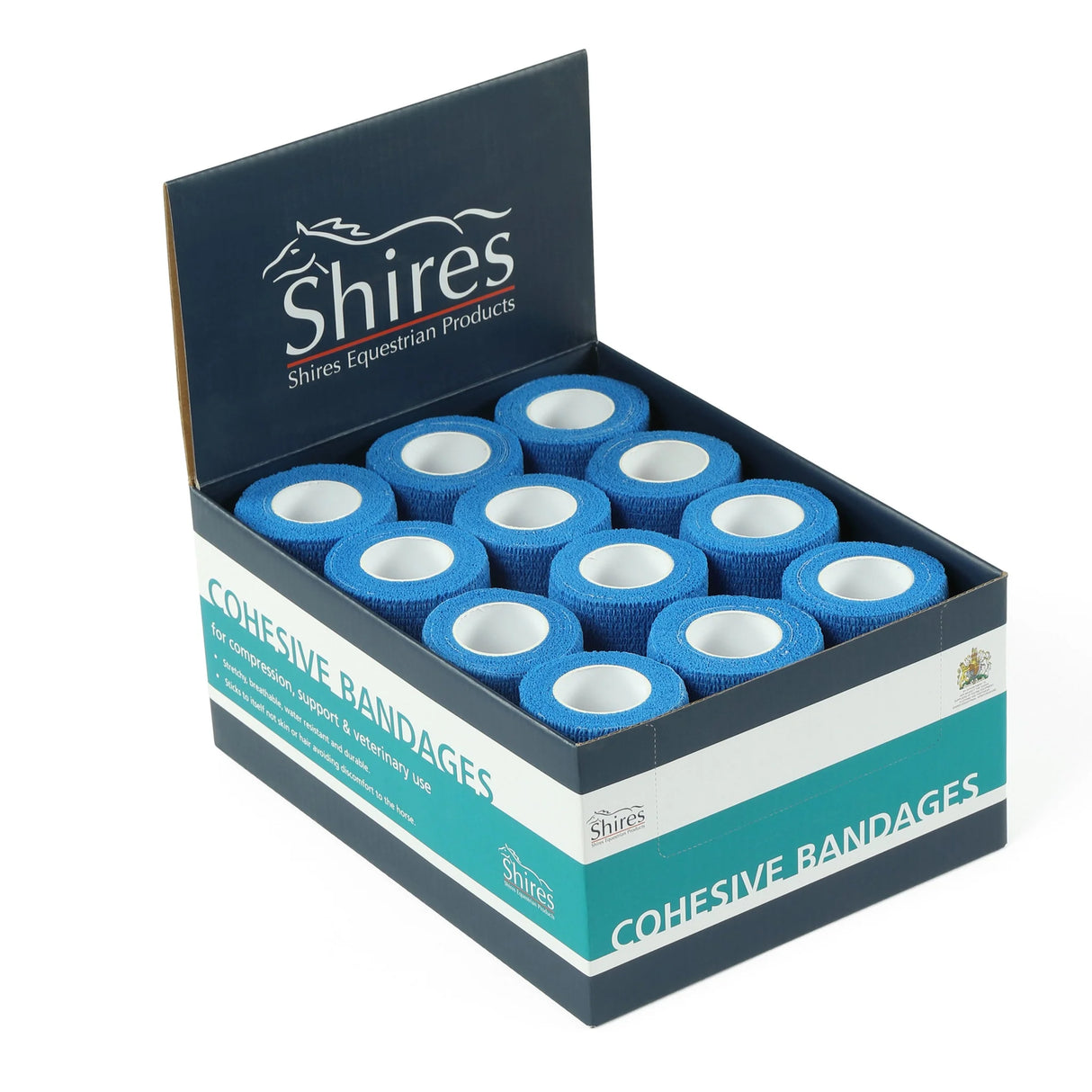 Shires Cohesive Bandages #colour_royal-blue