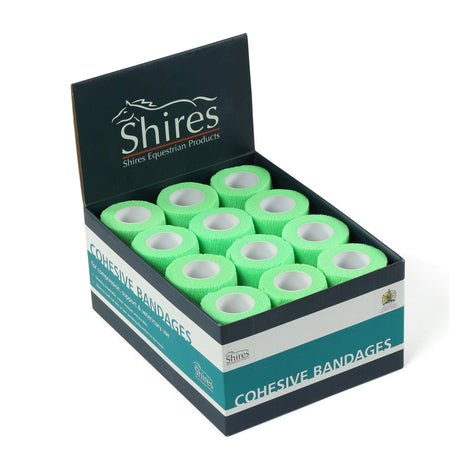 Shires Cohesive Bandages #colour_lime-green