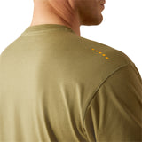 Ariat Men's Rebar Workman T-Shirt - Short Sleeves #colour_oil-green