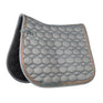 HKM Saddle Cloth -Rosegold Glamour- Style #colour_grey-rose-gold