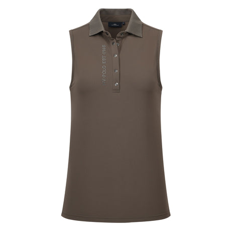 HV Polo Myrthe Sleeveless Polo Shirt #colour_stone