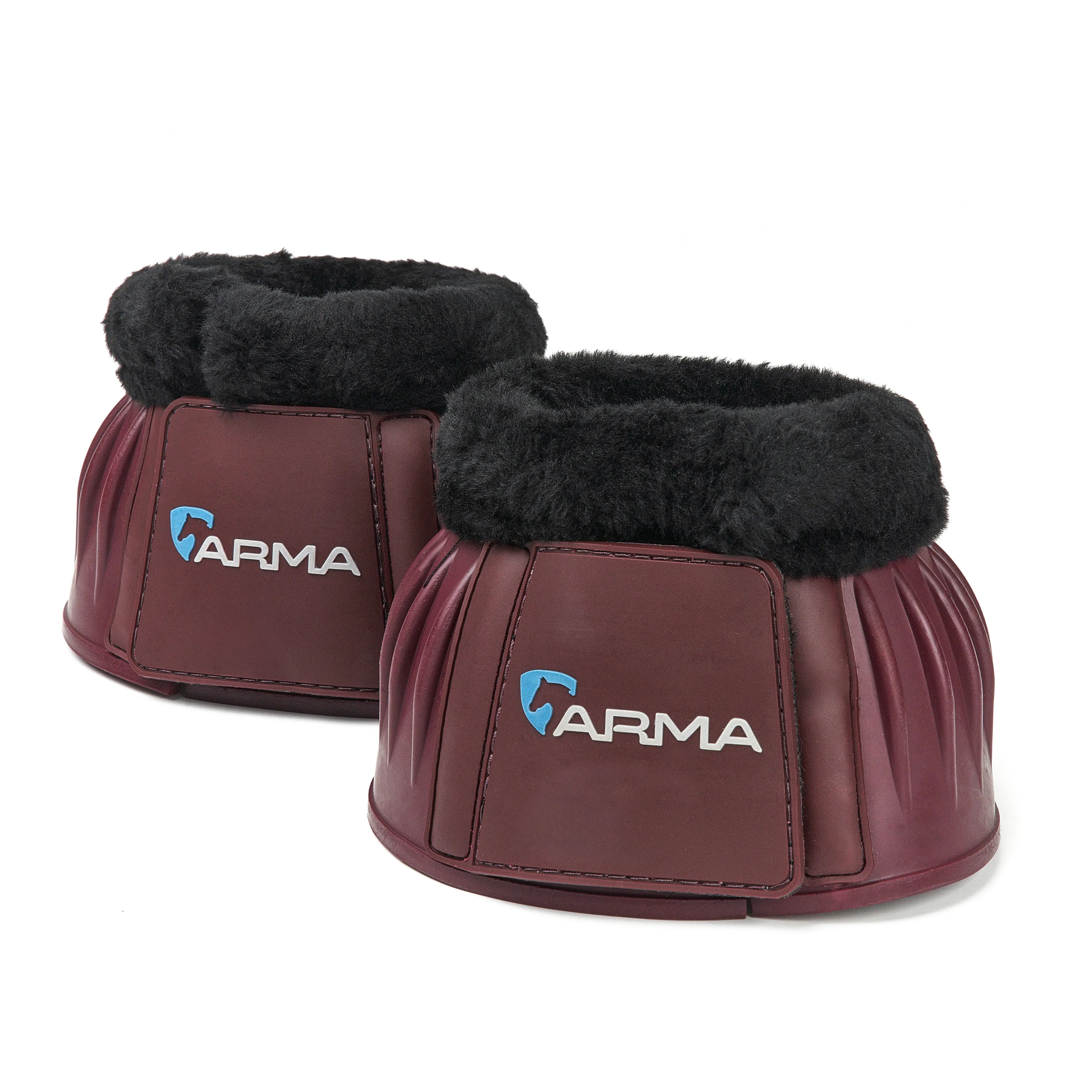 Shires Arma Fleece Topped Over Reach Boots - Horse - Tally Ho Farm Ltd
