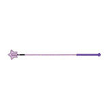 HySCHOOL Glitter Star Riding Whip 26" #colour_purple-glitter