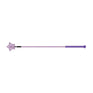 HySCHOOL Glitter Star Riding Whip 26" #colour_purple-glitter