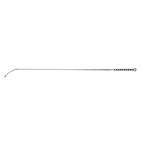 HySCHOOL Pirouette Schooling Whip #colour_silver-glitter-black