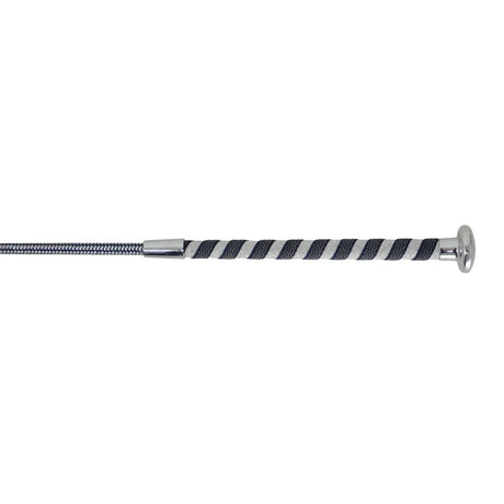HySCHOOL Pirouette Schooling Whip #colour_silver-glitter-black