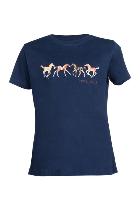 HKM Kids T-shirt -Pony Club- #colour_deep-blue