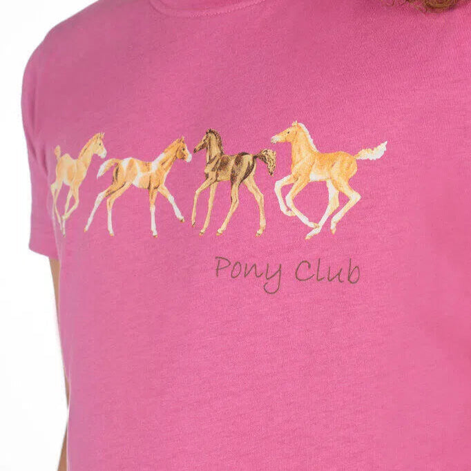 HKM Kids T-shirt -Pony Club- #colour_pink