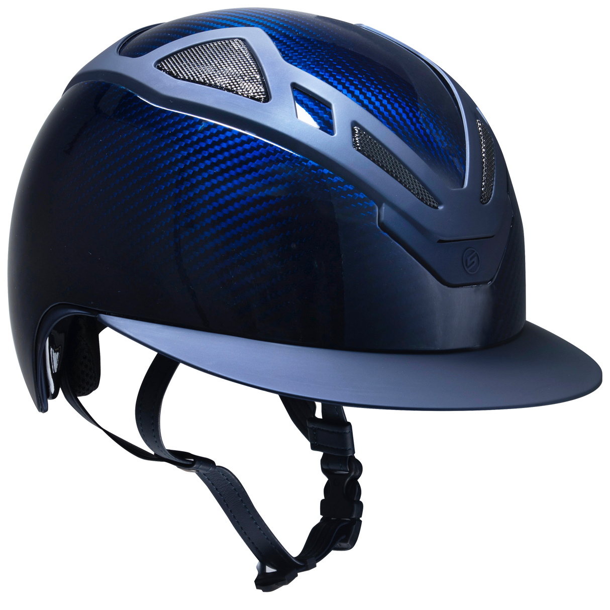 Suomy Apex Full Carbon Lady Riding Hat #colour_blue-glossy
