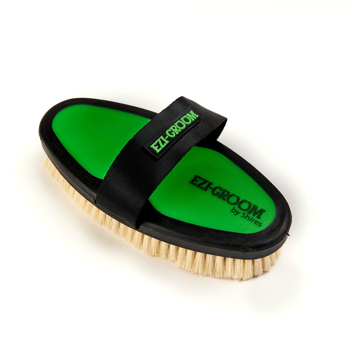 Ezi-Groom Grip Body Brush With Goat Hair