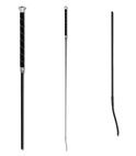 Waldhausen Dressage Whip With Velours Handle #colour_black