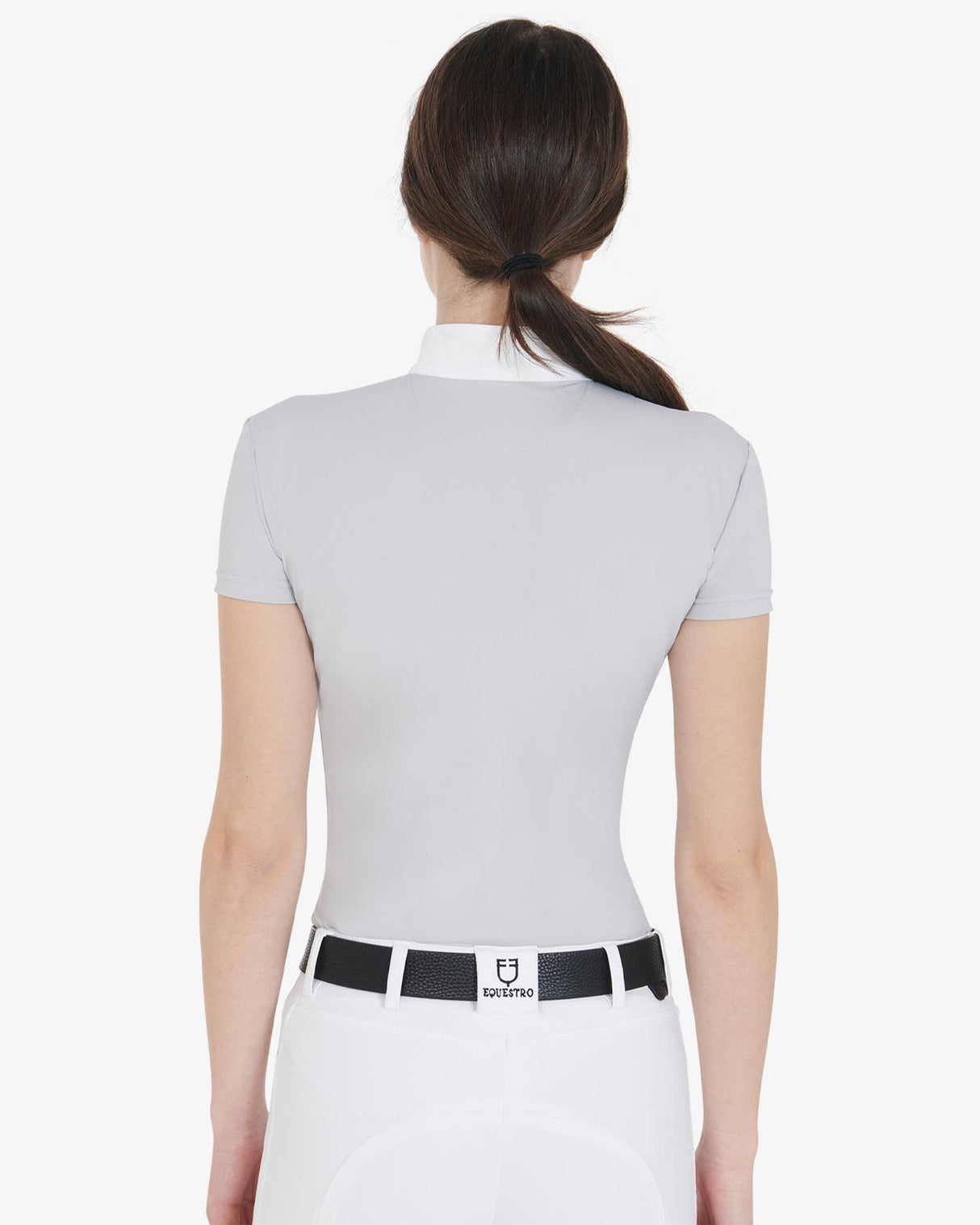 Equestro Women's Short-Sleeved Slim Fit Competition Polo Shirt
