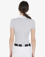Equestro Women's Short-Sleeved Slim Fit Competition Polo Shirt