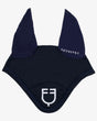 Equestro Fly Veil In Cotton With Central Logo #colour_blue