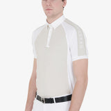Equestro Men's Slim Fit Competition Polo Shirt Four Buttons