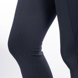 HKM Ladies Silicone Full Seat Riding Leggings -Isabella- #colour_deep-blue