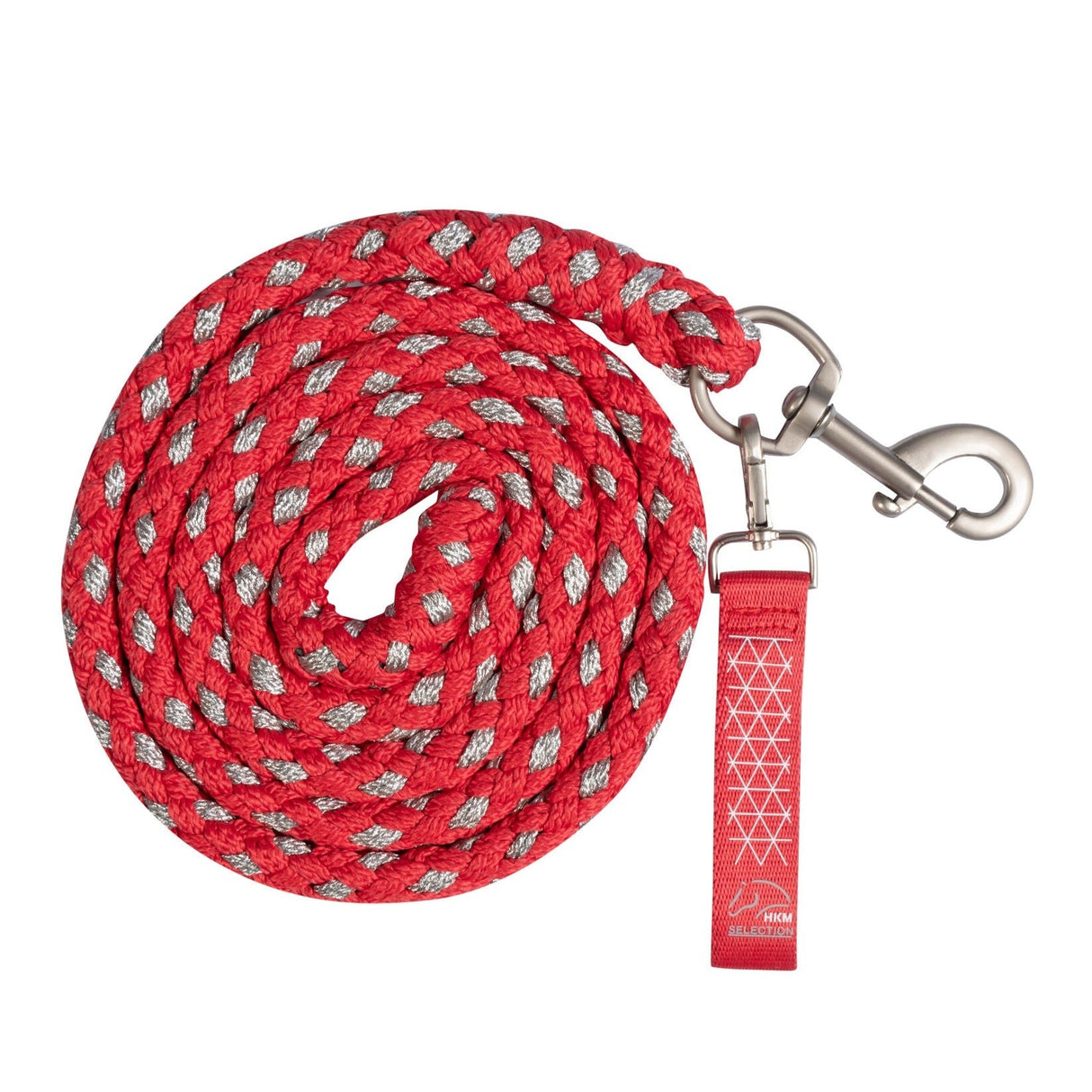 HKM Lead Rope -Aruba- With Snap Hook #colour_red