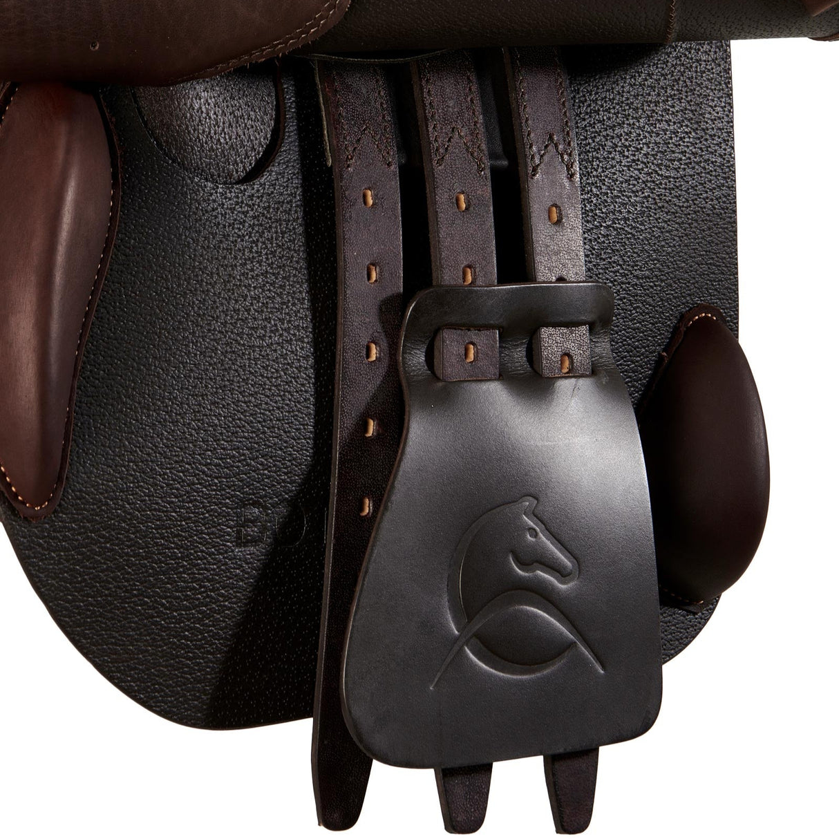 Acavallo Botticelli Jumping Saddle Latex Panels #colour_brown
