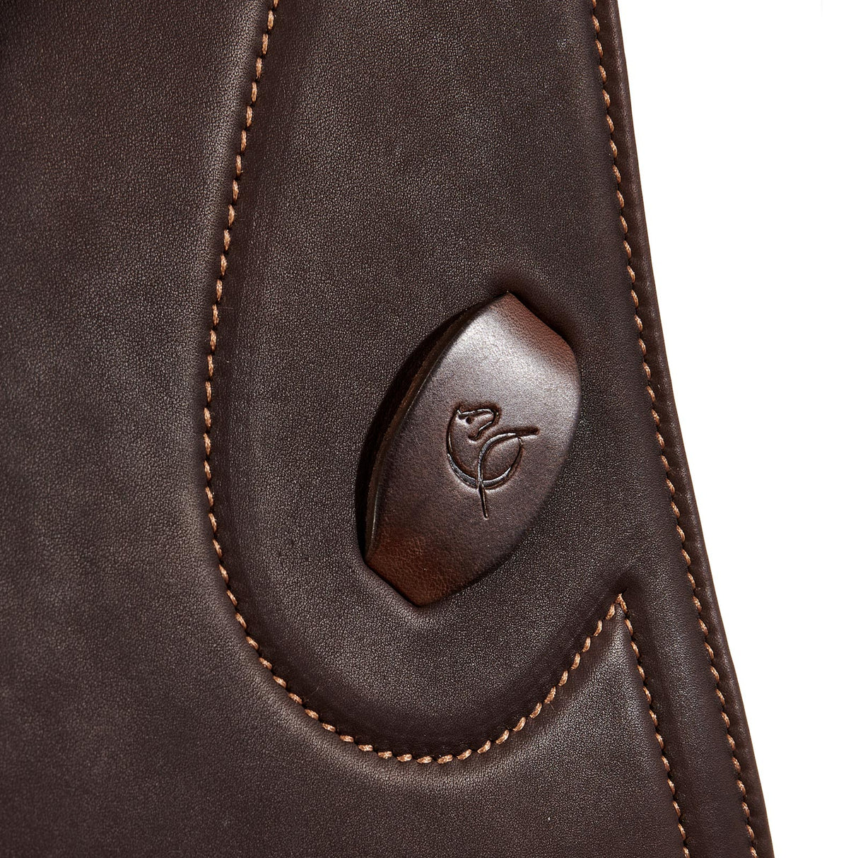 Acavallo Botticelli Jumping Saddle Latex Panels #colour_brown