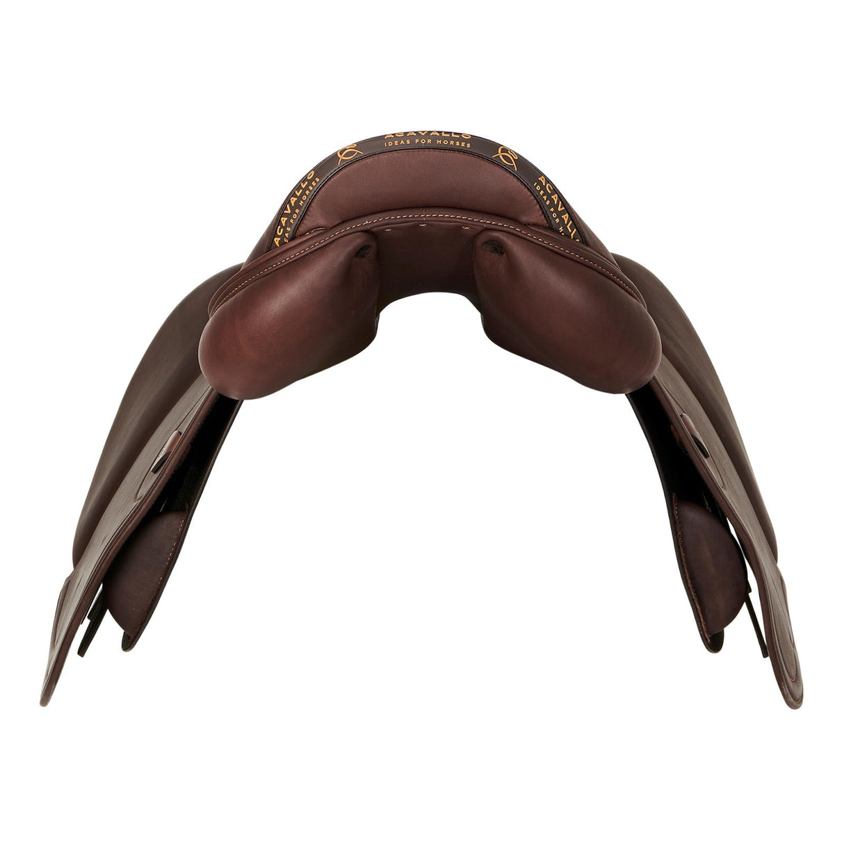 Acavallo Botticelli Jumping Saddle Latex Panels #colour_brown