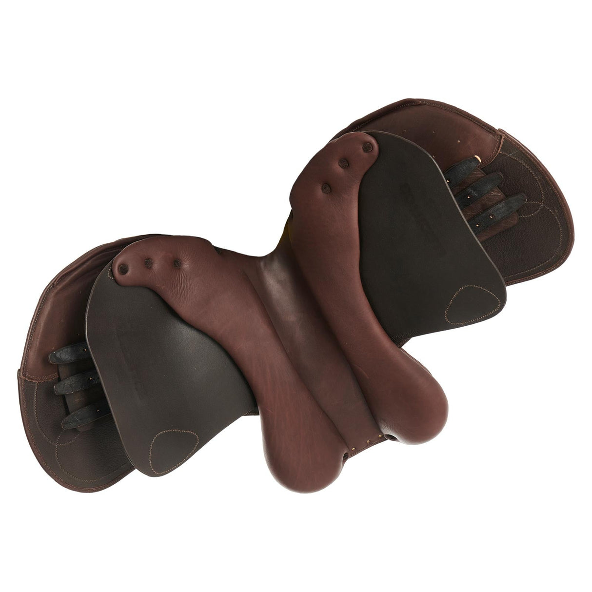 Acavallo Botticelli Jumping Saddle Latex Panels #colour_brown
