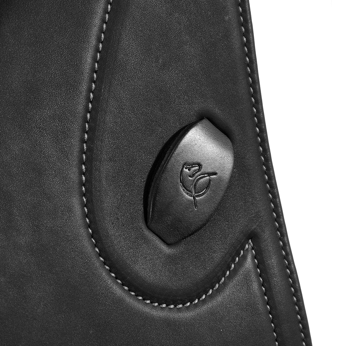 Acavallo Botticelli Jumping Saddle Latex Panels #colour_black