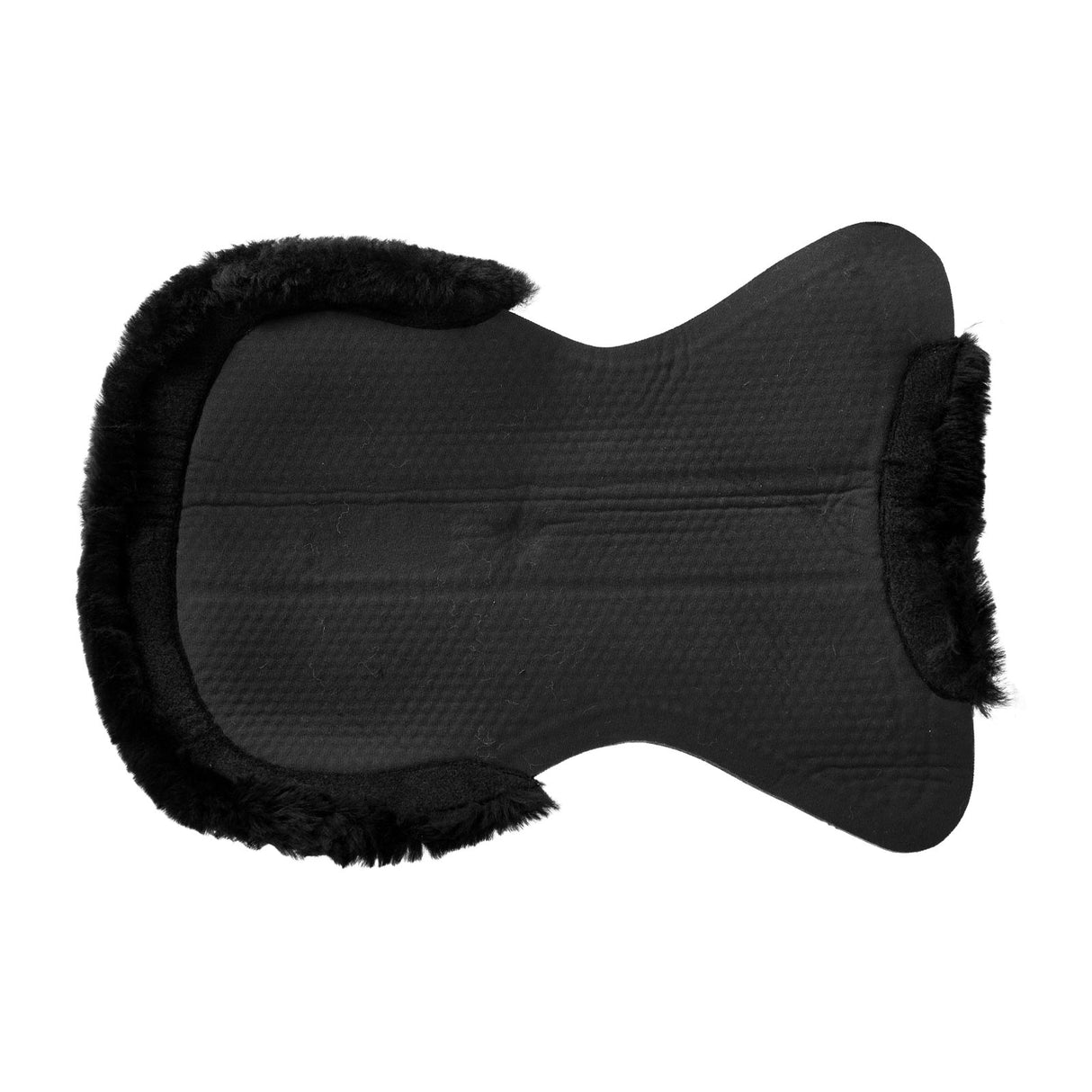 Acavallo Gel Ns-S Classic-S 1/2 Cut-Out Dri-Lex Flat #colour_black-black