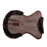 Acavallo Gel Ns-S Classic-S 1/2 Cut-Out Flat #colour_brown-brown
