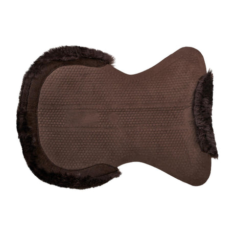 Acavallo Gel Ns-S Classic-S 1/2 Cut-Out Dri-Lex Flat #colour_brown-brown