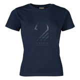 HKM Ladies T-shirt -Amalfi Horse Head- #colour_deep-blue