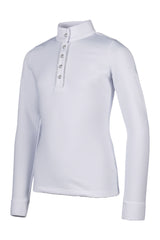 HKM Children's Long Sleeve Competition Shirt -Emilia Kids- #colour_white